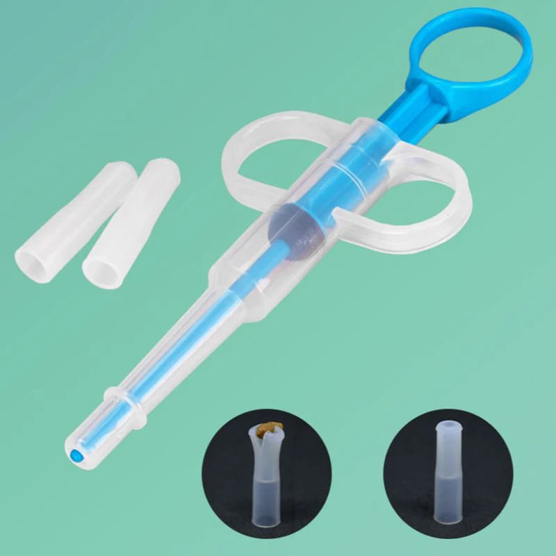 1 Pc Pet Dog Cat Syringe Tablet Pill Reusable Pet Feeder Syringe Push Dispenser Medicine Water Milk Feeder Tool for Puppy Kitten