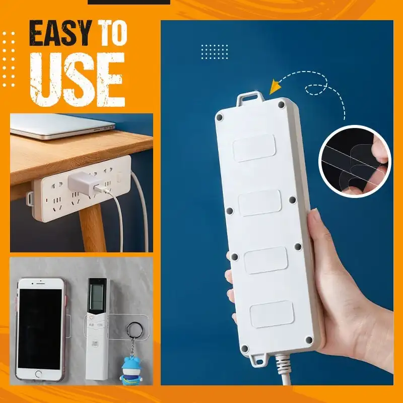 60 Pcs Herbruikbare Waterdichte Dubbelzijdige Tape Plug Fotolijst Vloermat Transparant Non-marking Stickers Dropshipping
