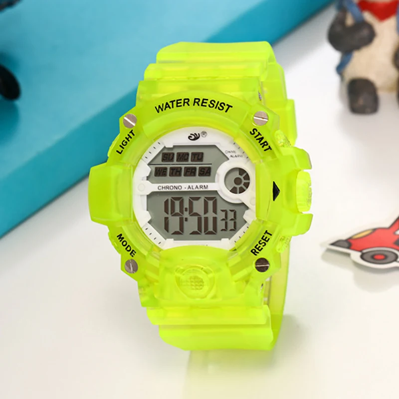 UTHAI CE52 Ins Style Boys And Girls General Korean Version Of Simple And Versatile Luminous Waterproof Digital Digital Watch