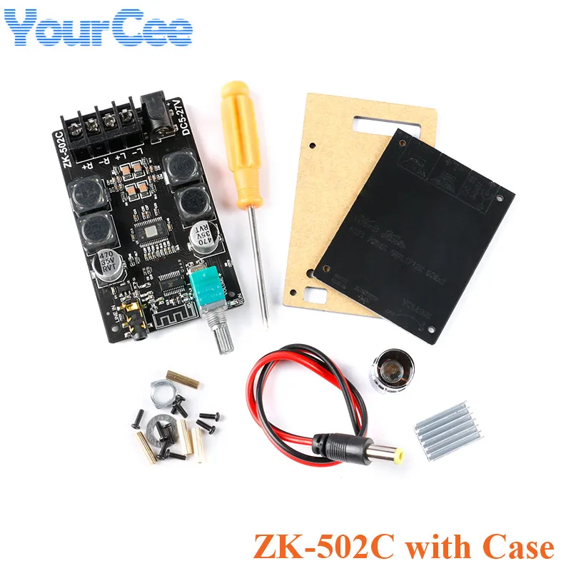 ZK-502C HIFI 2.0 Wifi Wireless Digital Power Audio Amplifier Board Module 50W*2 Stereo AMP Amplificador Home Theater