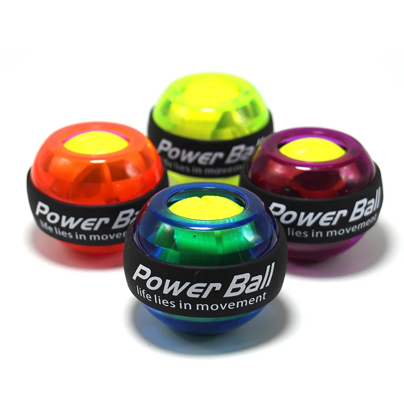 Glowing Wrist Power Gyroscopic Ball LED Wrist Trainer Ball for Stronger Arm Fingers Wrist Bones and Muscle Strengthener Exercise