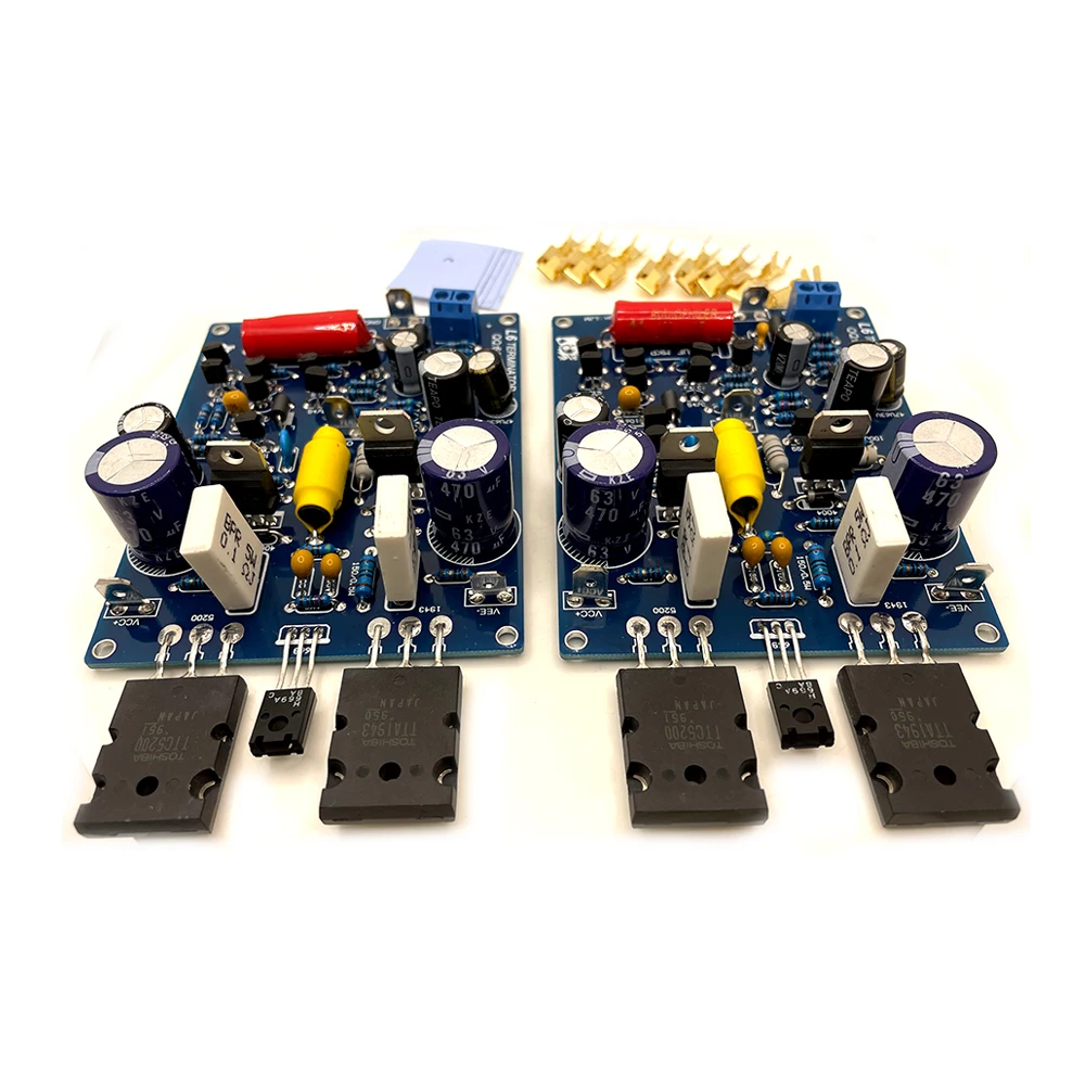 1 (2 Chiếc Bảng) 1943 5200 L6 Kênh Đôi DIY Bộ Dụng Cụ Thành Âm Thanh Amp Bộ Khuếch Đại Công Suất Ban