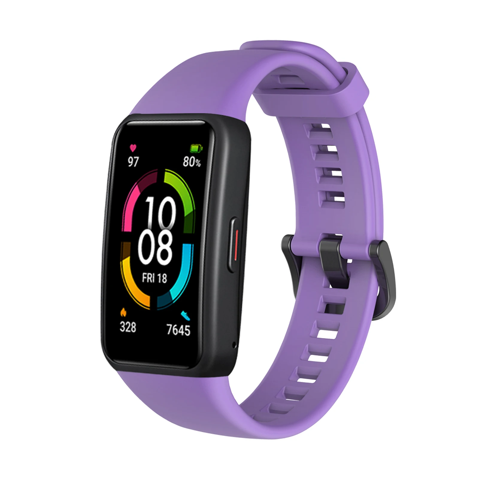 Correas de silicona para reloj inteligente Huawei Honor band 6, pulsera de repuesto ajustable, muchos colores, nuevo