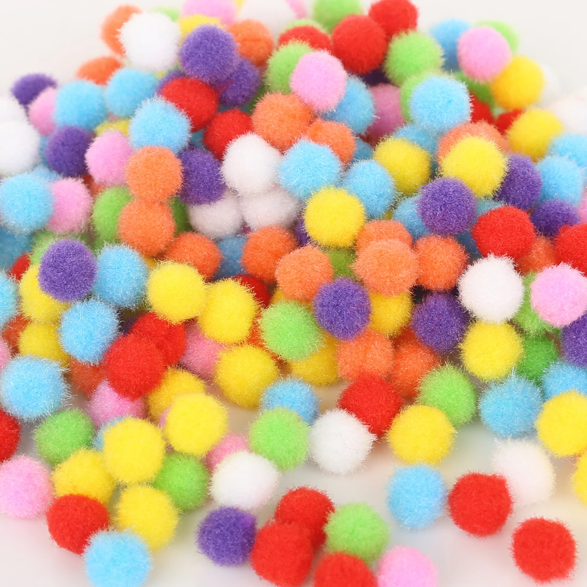 Pompoms 10mm 15mm 20mm 25mm 30mm Mini Soft Pompones Fluffy Plush Crafts DIY Pom Poms Ball Furball Home Decor Sewing Supplies