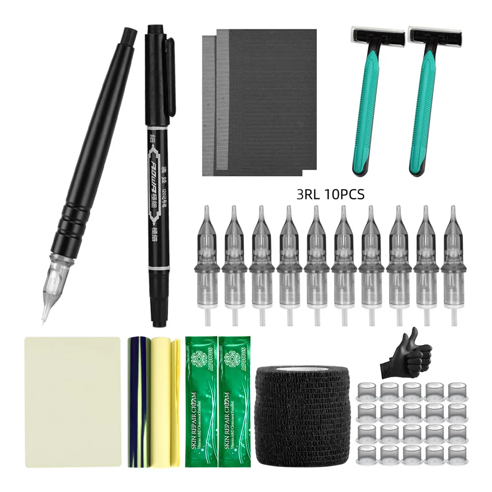 

Manual Pen Tattoo Kit Needles Set Kit De Tatuaje Completo Profesional Stick And Poke Tattoo Kits De Tatuaje Kit Tatuagem