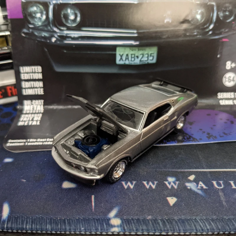 Diecast 1:64 Scale 1969 JOHN WICK Ford Model Car Mustang BOSS 429  Muscle Vehicle Collectible Gifts Display Scene Toys