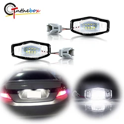 LED License Number Plate Light White For Honda Civic 01-15 Accord 4D 03-17 Odyssey 00-04 Pilot 03-08 Acura MDX RL TSX RDX TL ILX