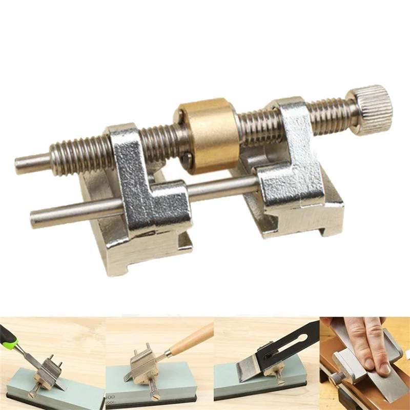 New Precision Honing Guide Jig for Chisel Plane Blade Graver Iron Edge Sharpening Wood Work Bevel Angle Sharpener Abrasive Tools 