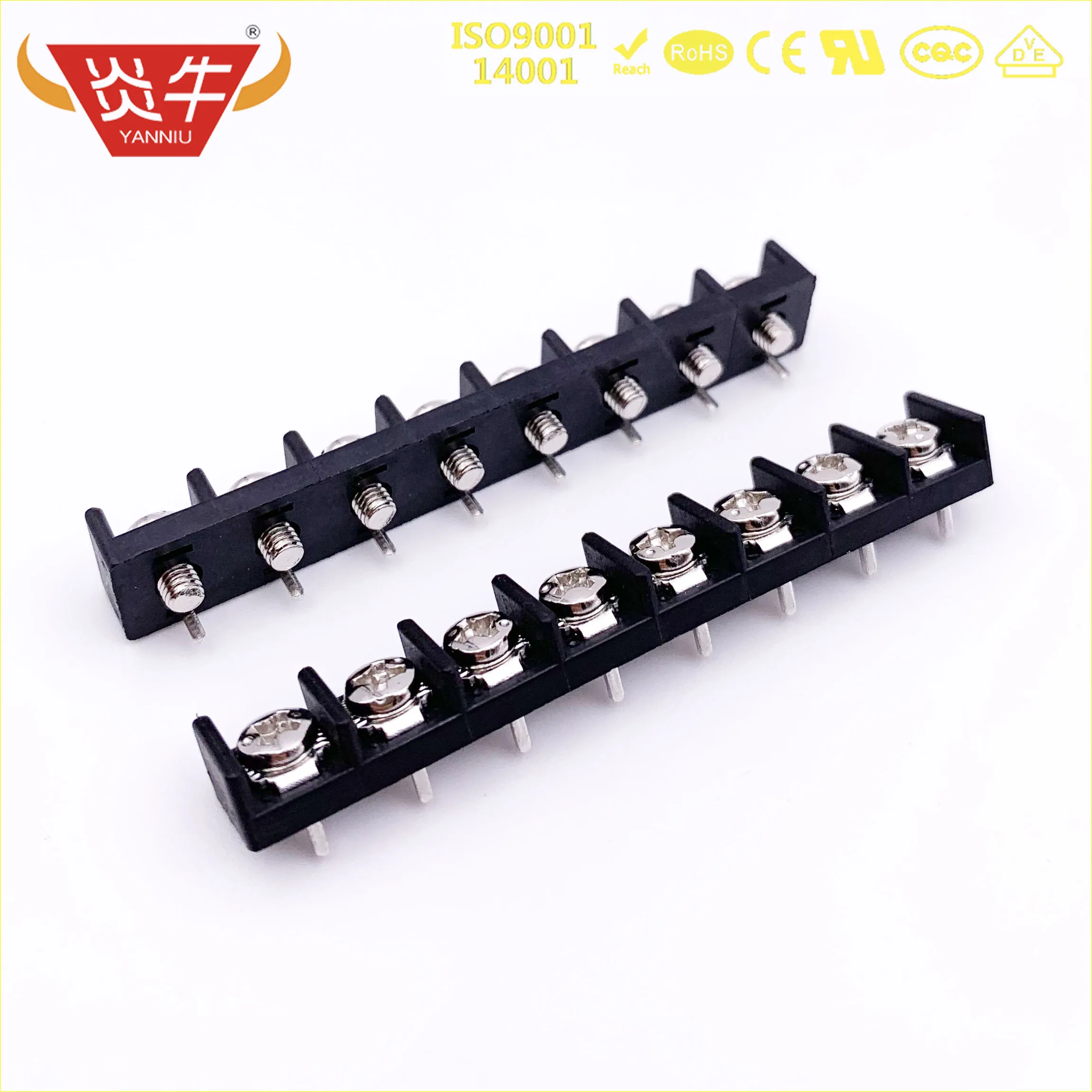 

KFD7.62 7.62mm 8P MINI BARRIER TERMINAL BLOCKS 8PIN PLASTIC HEIGHT 5.9mm 20A/300V 24A/250V