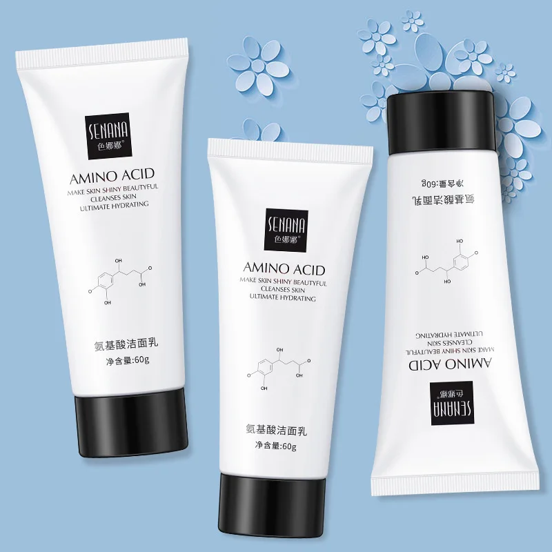 Nicotinamide Amino Acid Face Cleanser Facial Scrub Cleansing Acne Oil Control Blackhead Remover Shrink Pores Skin Care