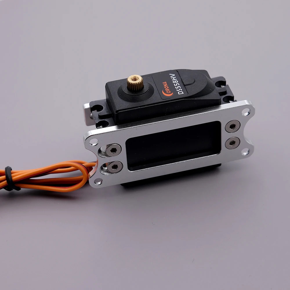 CNC Aluminum Alloy Servo Adjustable Install Holder Mount For RC Airplane Boat Car MG995 Corona DS558HV Servo Bracket