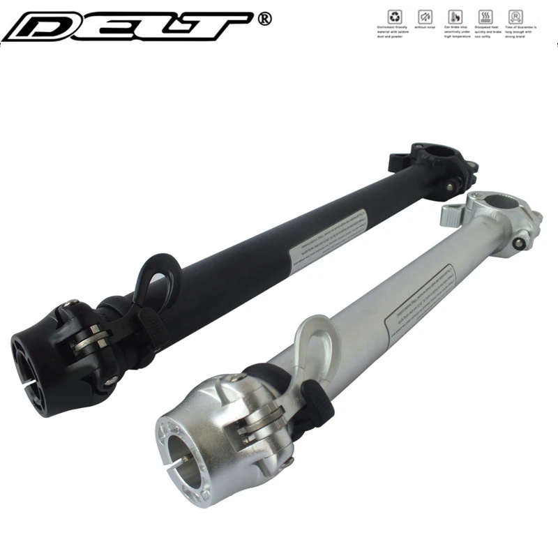

DELT Folding Bike Stem 25.4X370MM Direction Handles BIKE Quick Release Stem Alloy Silver Direction Handles BIKE Part