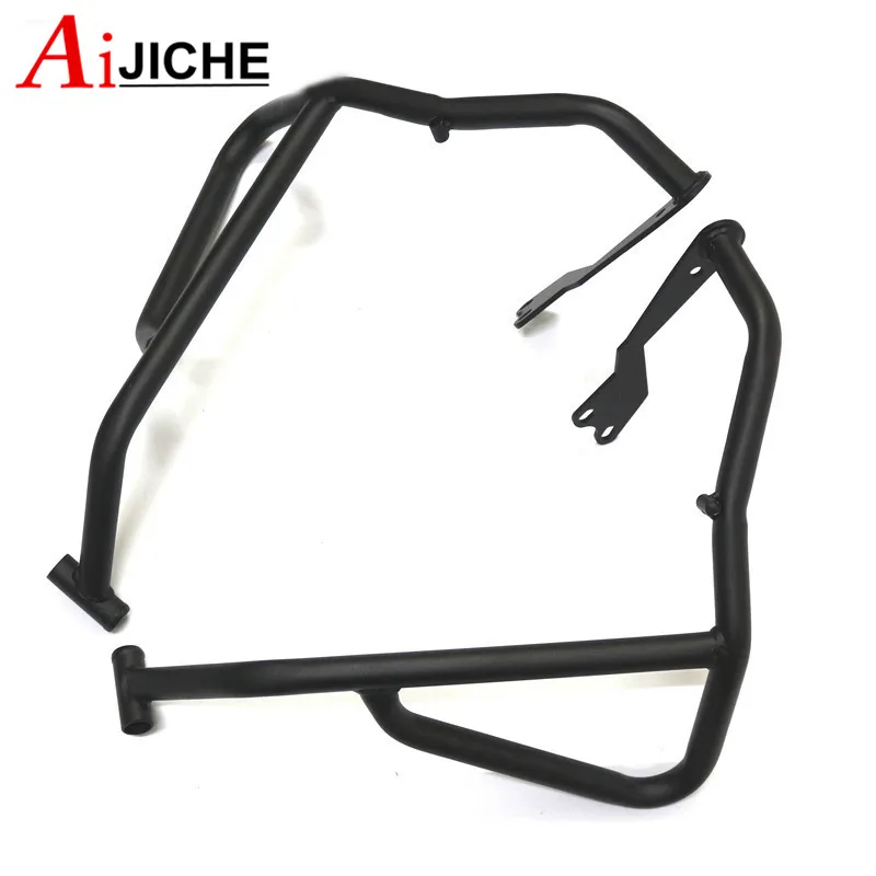 Motorcycle Upper & Lower Crash Bar Frame Engine Protection Guard Bumper Protector For HONDA CB500X CB 500X CB500 X 2019-2023