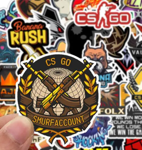 10/30/50pcs Classic Shooting Game Counter-strike Graffiti Stickers Passionate Battle Waterproof Skateboard Travel Suitcase