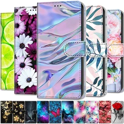 Leder Magnetische Fall Für Samsung Galaxy A13 4G EINE 13 A23 A33 A53 A73 5G A03 Core A03s Telefon Abdeckung Flip Brieftasche Gemalt Funda Etui