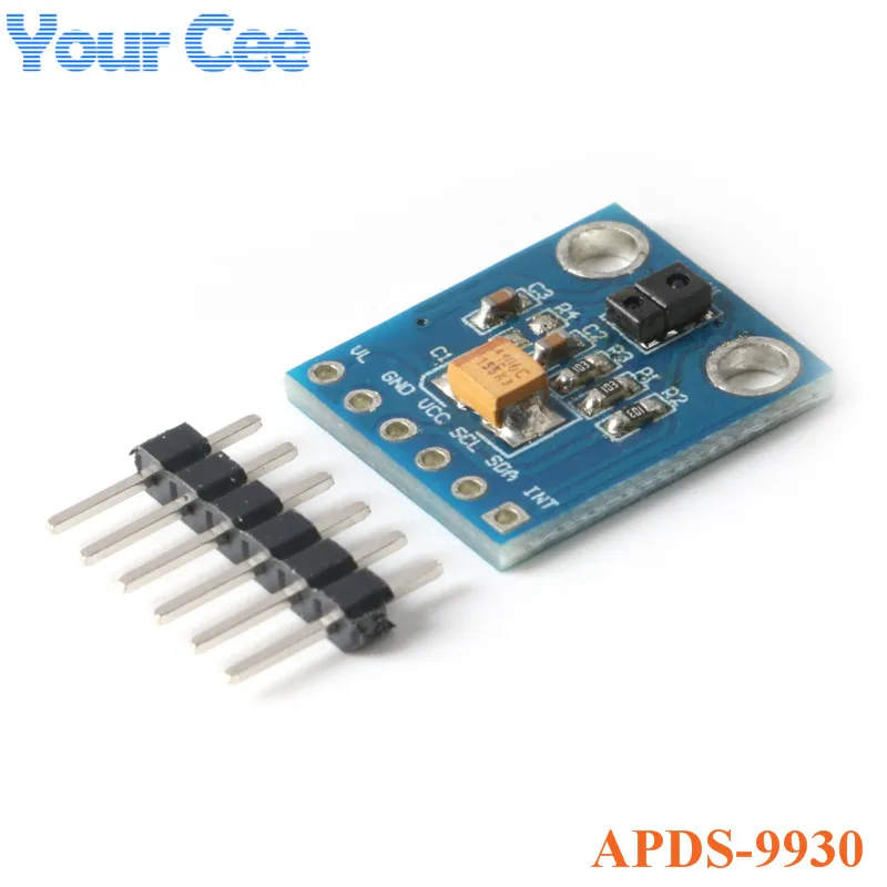 APDS-9930 Ambient Light RGB Sensor Non-contact Detection of Proximity Integrated ALS Infrared LED Optical Module I2C