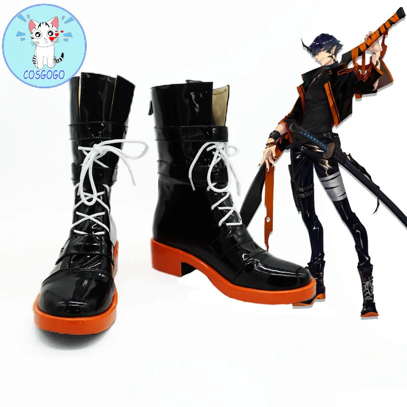 

Unisex Anime Cosplay Arknights Flamebringer Cosplay Costumes Boots Custom Made halloween role play carnival