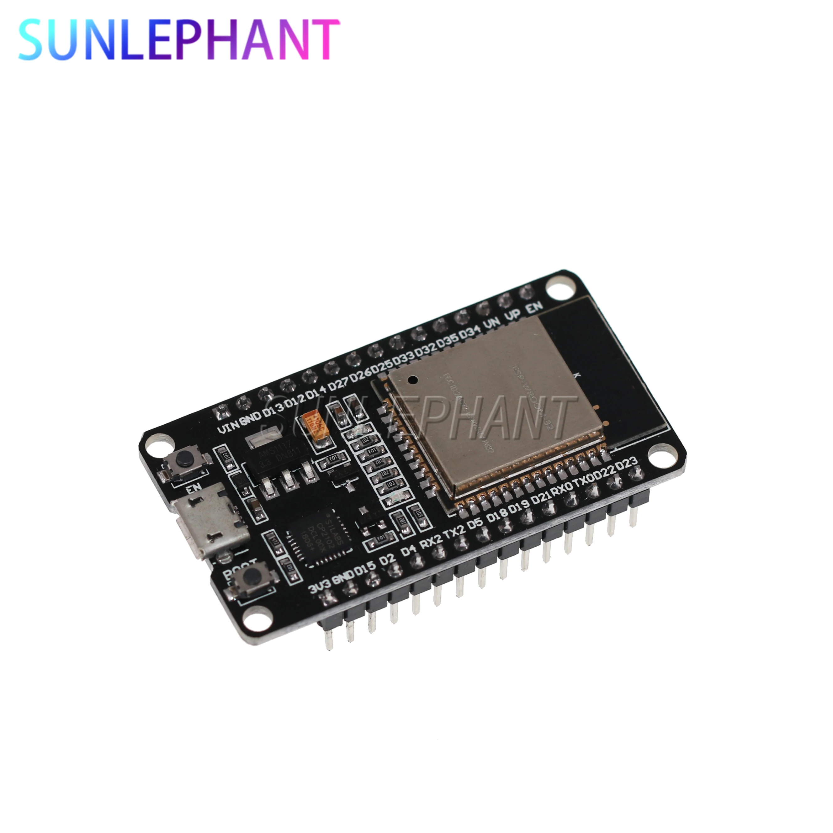 ESP-32S ESP-WROOM-32 ESP32 ESP-32 وحدة المعالجة المركزية بلوتوث وواي فاي ثنائية النواة مع استهلاك منخفض للطاقة MCU ESP-32 #6