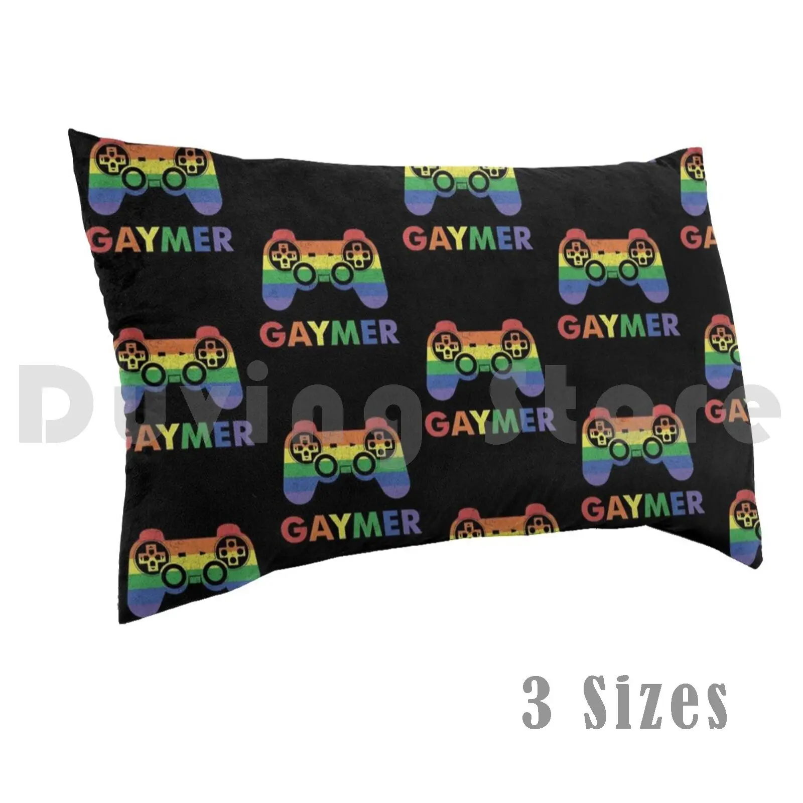 Funny Pride Gamer pillow Case DIY 50 * 70 Gamer Pride Video Game Pride Month