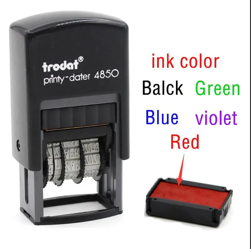 Custom  Date Stamp Teacher  Signature  Seal Your Text   Your Name