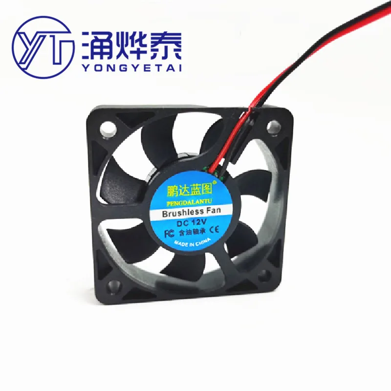 YYT Mute 5010 fan 24V 12V 5V 5 cm graphics card motherboard computer cooling USB double ball hydraulic oil