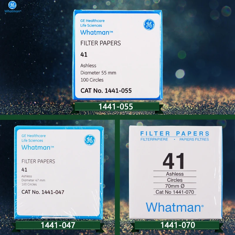 Ashless 41 Grade Circular Filter Paper Quantitative Filter Paper Use For Precision Quantitative Analysis 100 PK