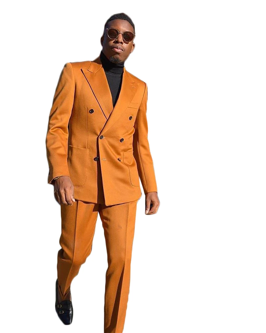 Homens blazers noivo smoking feito sob encomenda de dois botões padrinhos melhor homem terno formal negócios wear 3 peças terno (jaqueta + colete + calças)