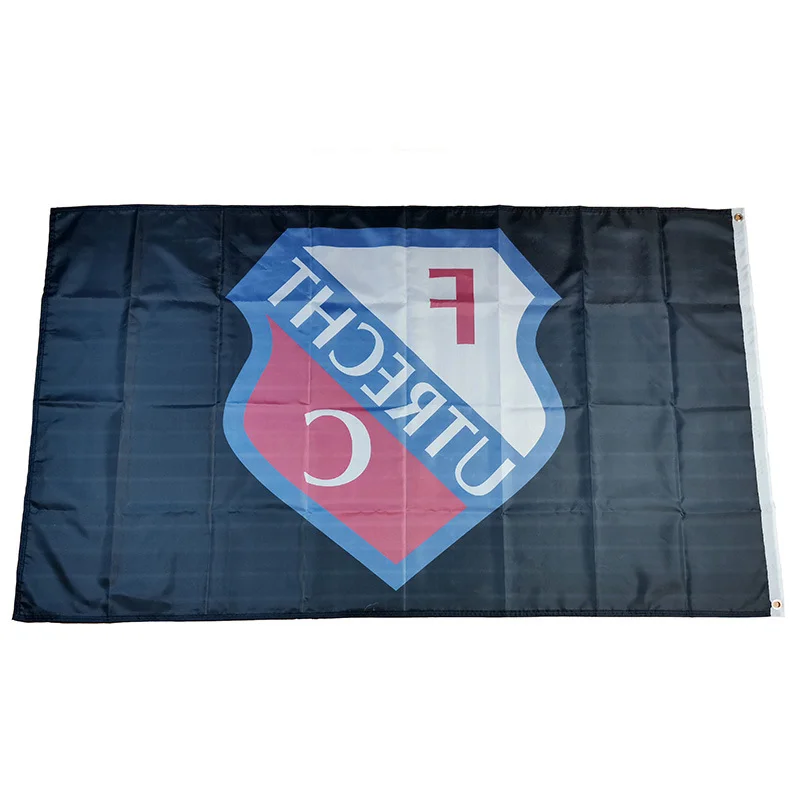 Holland FC Utrecht Flag Black 60x90cm 90x150cm Decoration Banner for Home and Garden