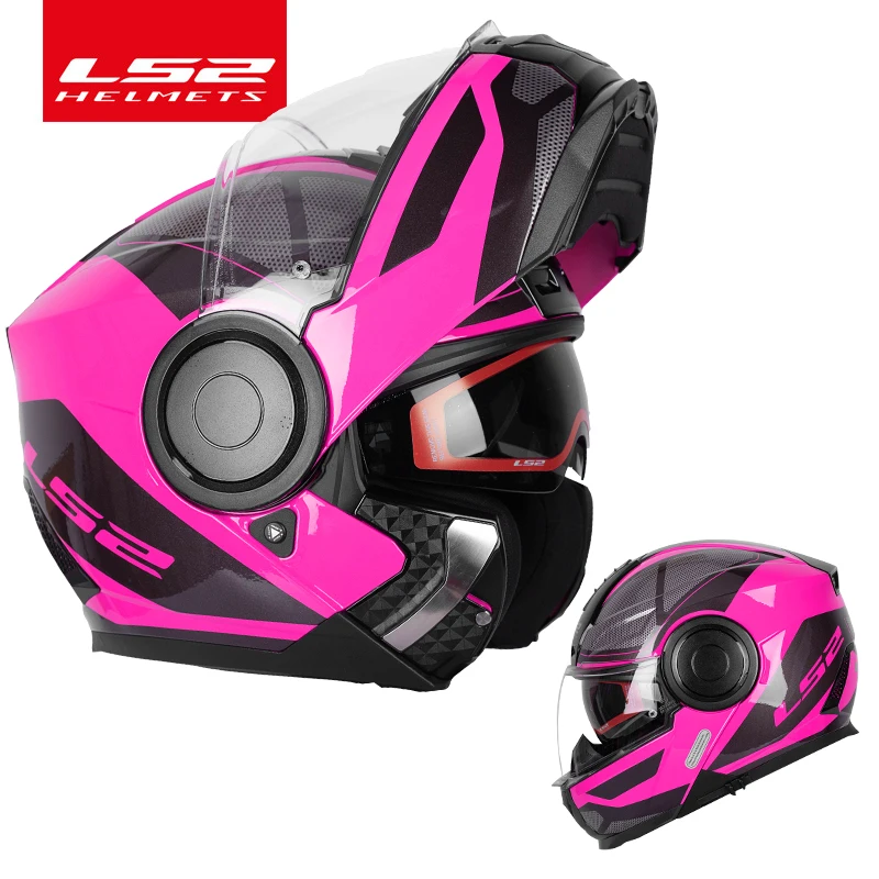 

LS2 FF902 Modular motorcycle helmet ls2 SCOPE flip-up double lens helmets casco capacete casque