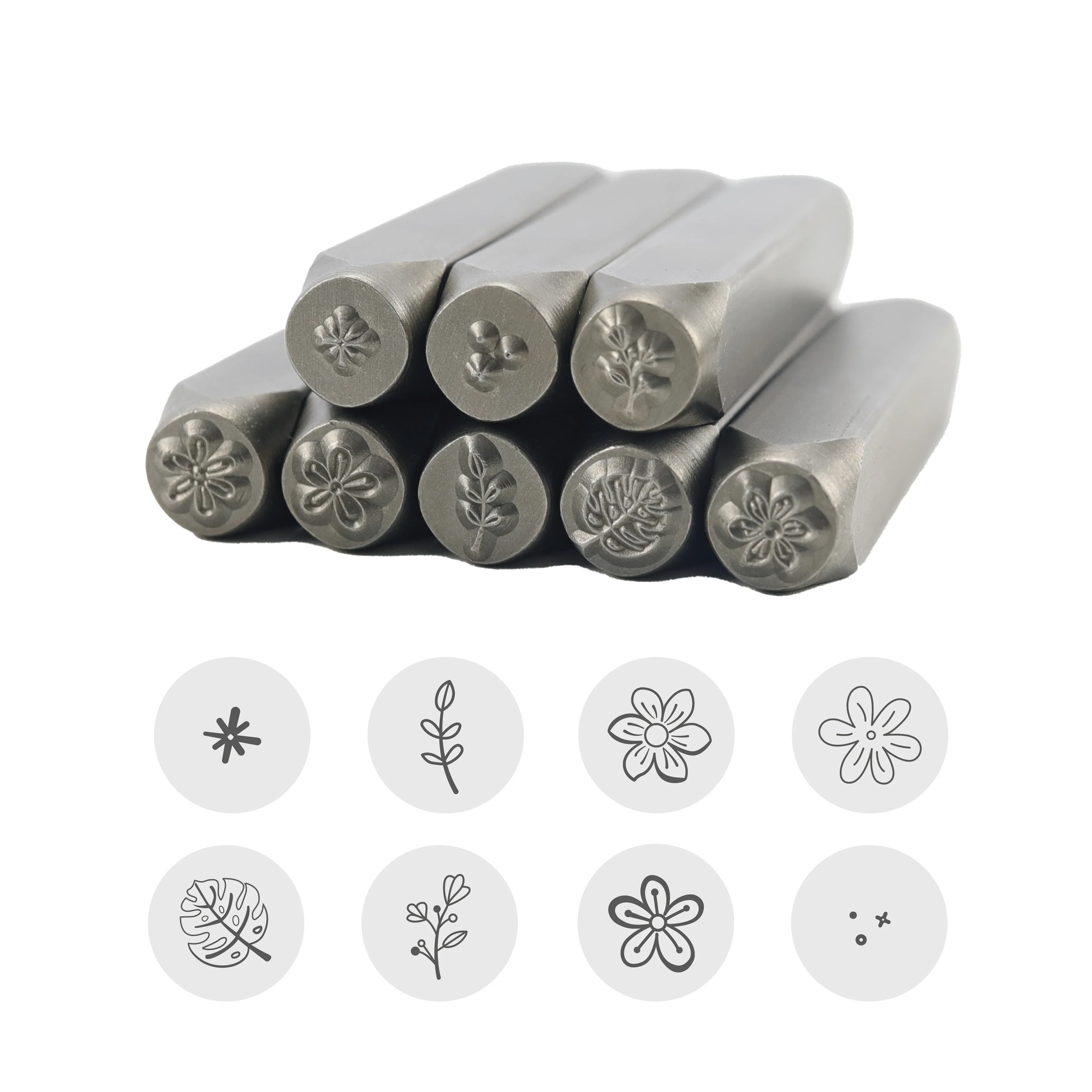 Metal Stamping Metal Stamp Metal Stamps DIY Symbol Metal Stamping Kit Leather Stamps, Printing Tool, Jewelry Stamping 1/4 (6mm)