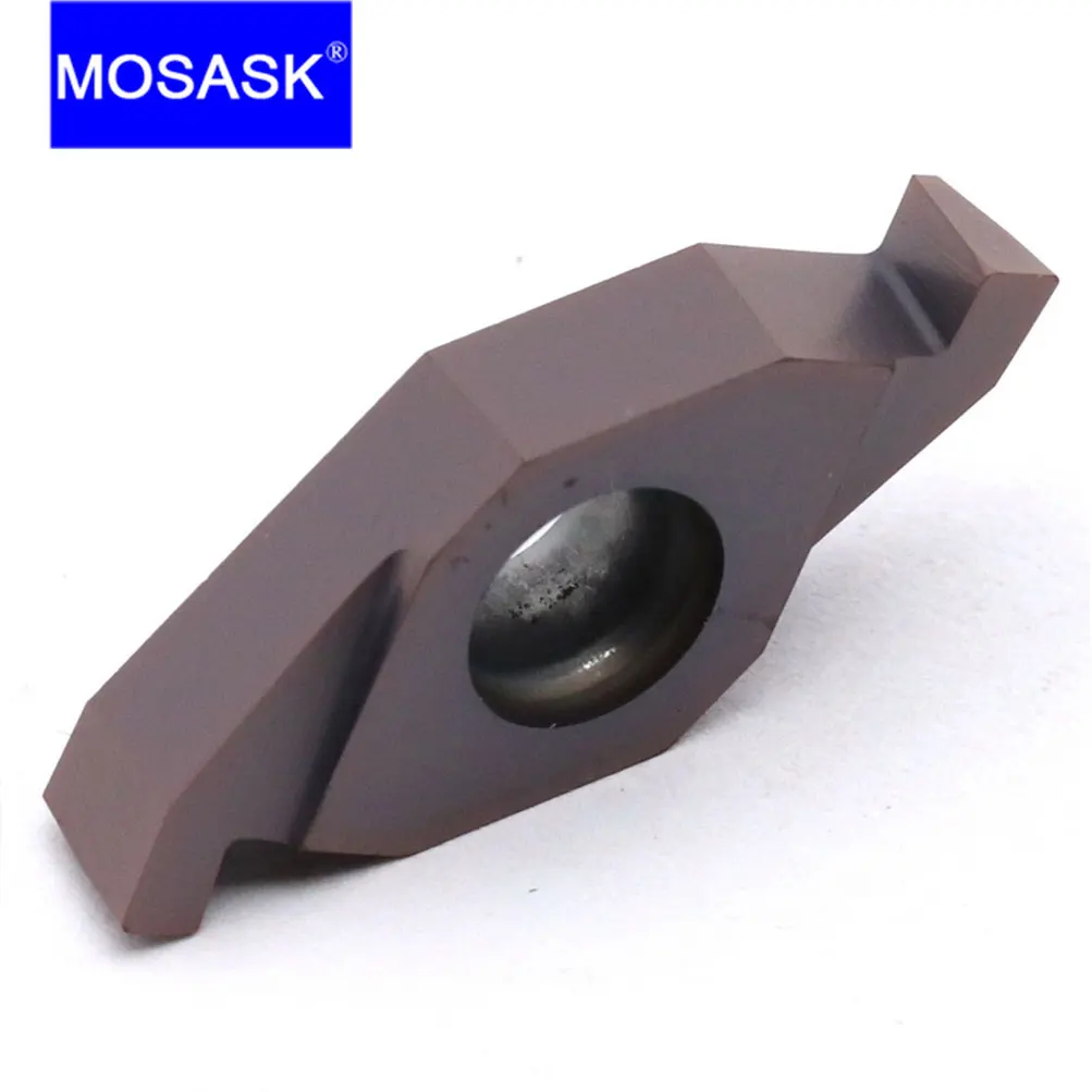 MOSASK 10pcs FVC1604R 150 200 ZP15 CNC Lathe Tool End Face Grooving Machining Processing Tungsten Carbide Inserts