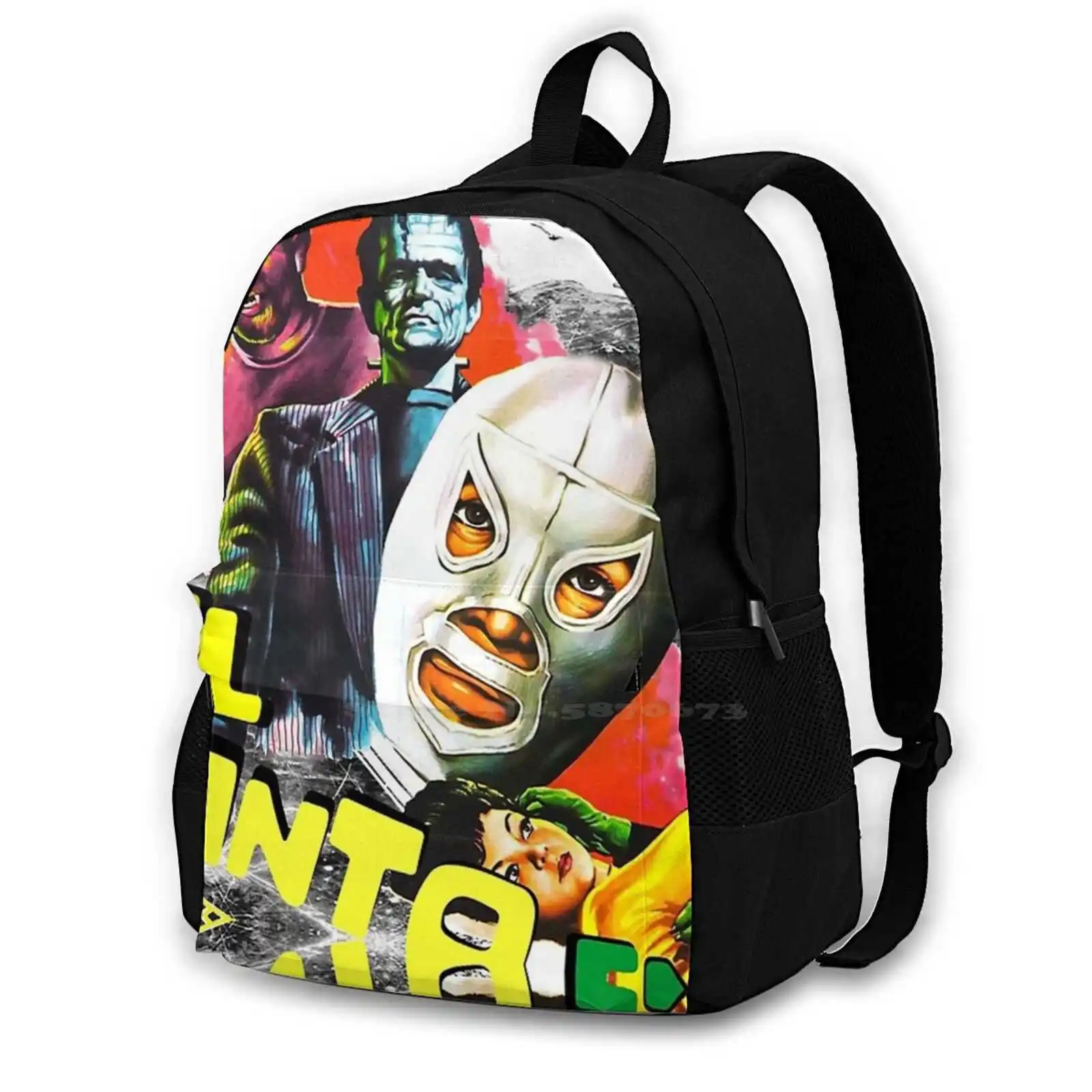 El Santo En El Museo De Cera Backpacks For School Teenagers Girls Travel Bags El Santo El Santo Movies Movies Mexico Mexican