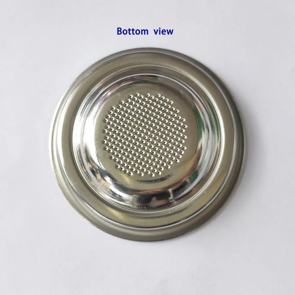 58mm Single-Cup Coffee Machine Non-Pressurized Filter Basket for Household Coffee Maker Accessories Stainless Steel Powder Bowl