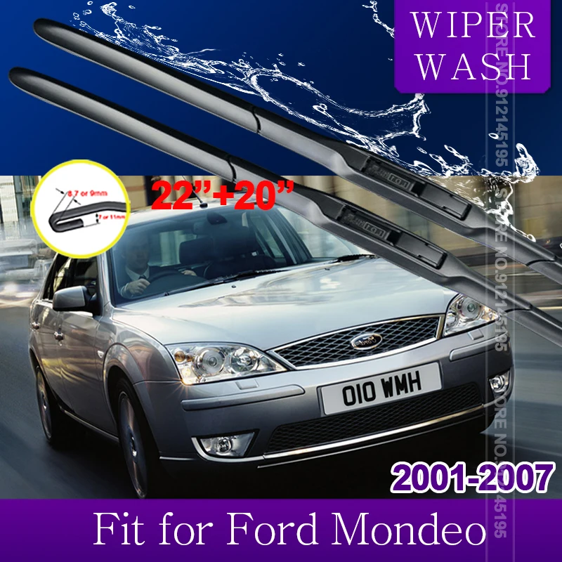 

Car Wiper Blade for Ford Mondeo MK3 2001~2007 Front Windscreen Windshield Wipers Car Accessories 2004 2005 2006