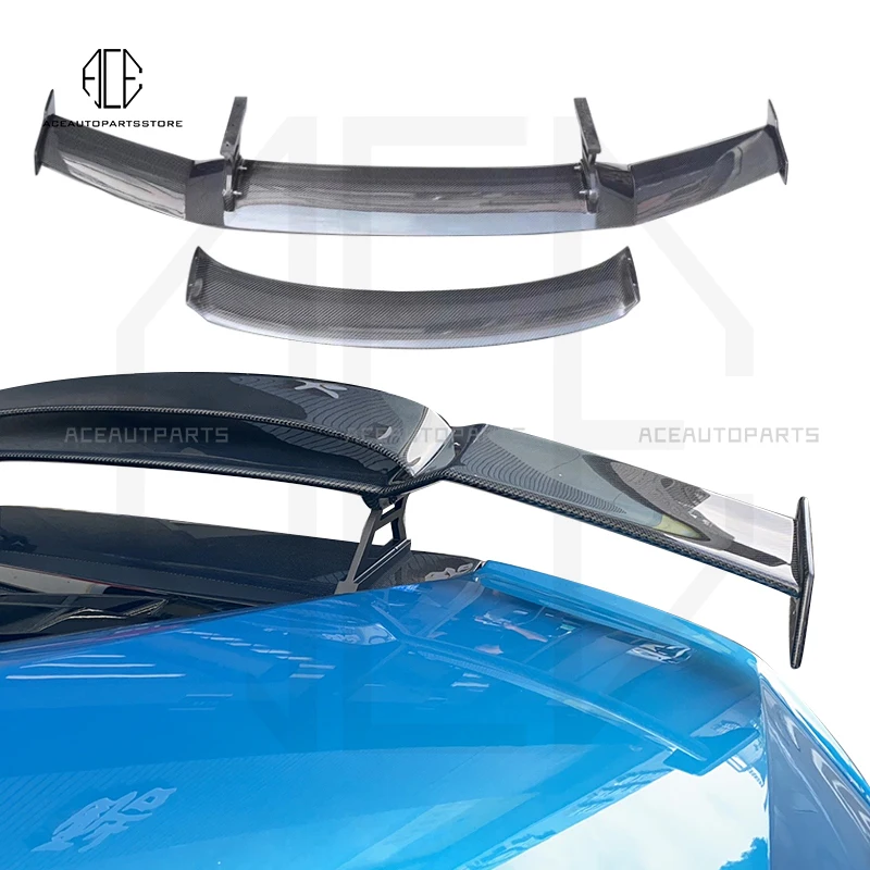 High Quality For Lamboghini Huracan LP610 580 Real Carbon Fiber Rear Spoiler Wing MAD Style Auto Parts Decoration