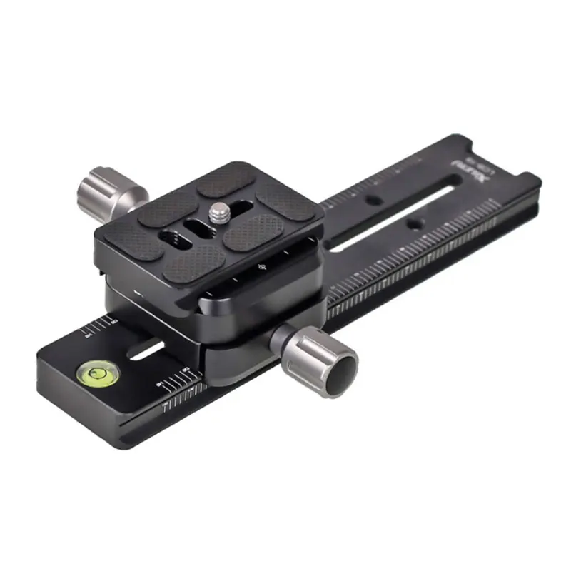 XILETU LCB-18B Camera Track Dolly Slider Clamp Professional Tripod Head Rail Dolly for DSLR Video Camcorder DV Filmmaking Track