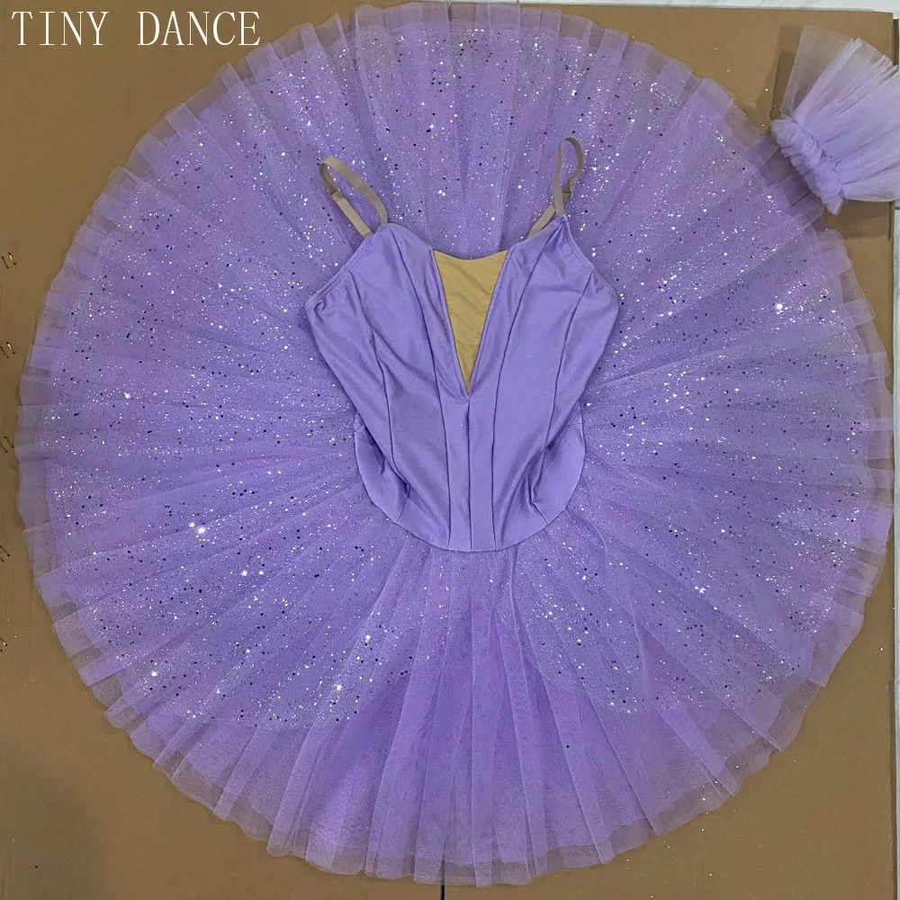 

Stiff Tulle Professional Pancake Tutu Performance Dancewear Female Ballet Dancer's Theatrical Costumes Ballerina Outfit BLL481