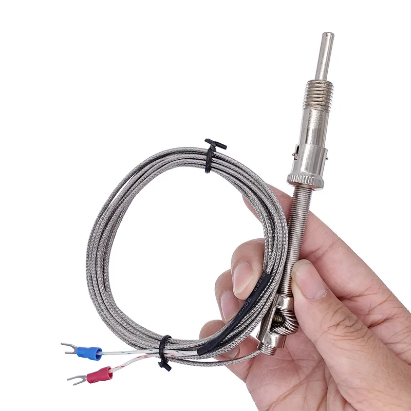 30mm K type thermocouple probe type thermocouple sensor  stainless steel thermocouple 1m 2m 3m 4m 5m cable 0-400℃ image 6