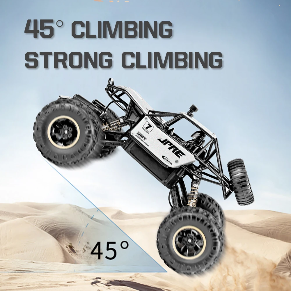CONUSEA RC Cars 1: 16 Scale Buggy Off-Road Rock Crawler Truck All Terrain Climbing Remote Control Car RC Racing Car Toy for Boys