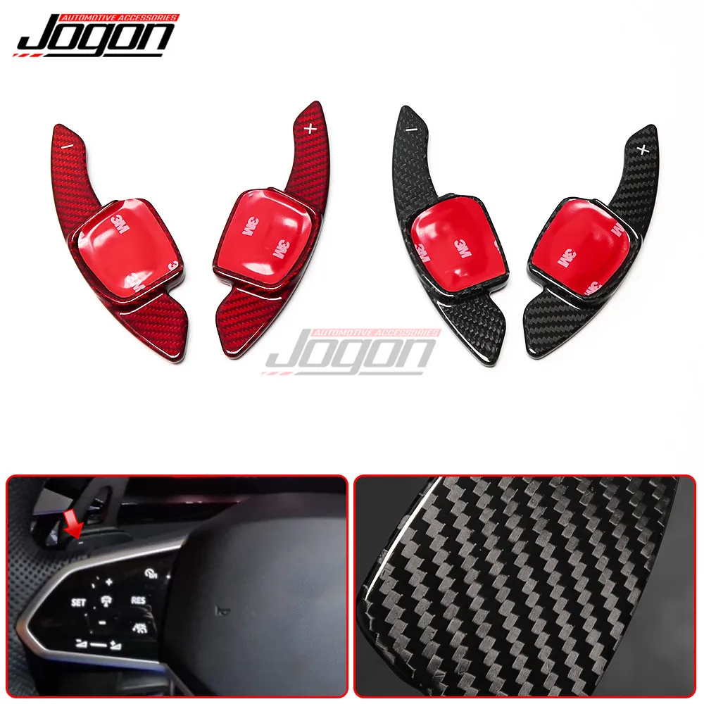 

Real Carbon Shift Paddle For Volkswagen VW Golf 7 MK7 GOLF 8 MK8 Rline GTI R 2013-2022 Car Steering Wheel DSG Shifter Extension