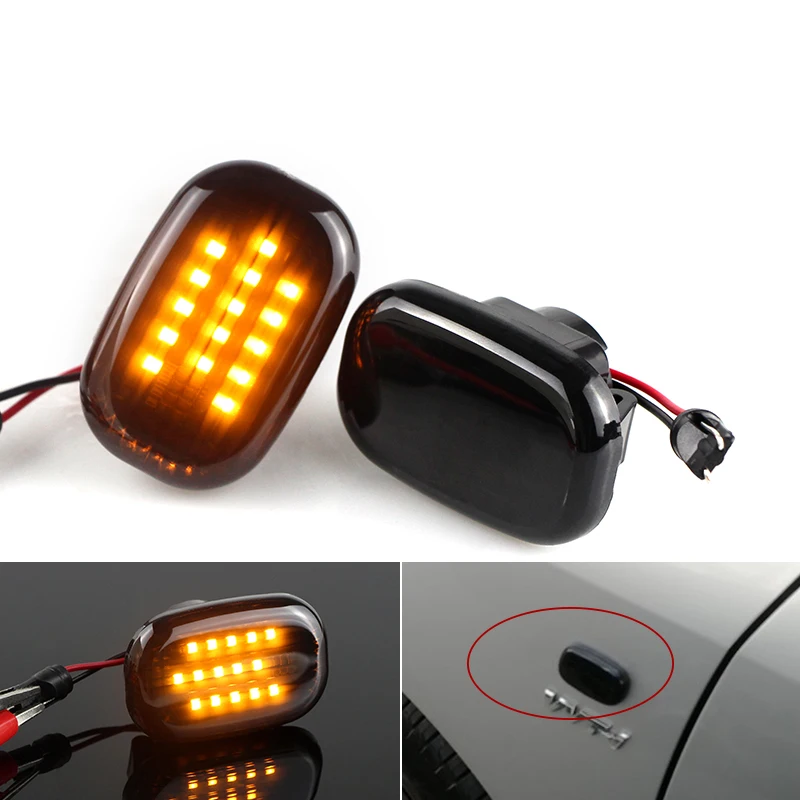 2PCS For Toyota Corolla Celica Caldina Camry Hilux Probox Fielder Avensis RAV4 Prius Runx Led Side Marker Turn Signal Lights