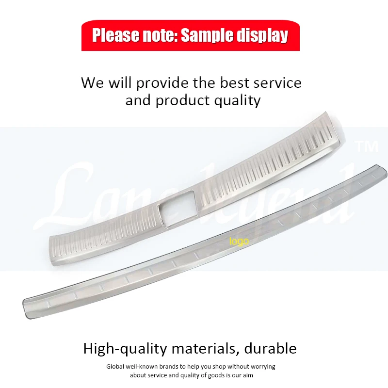 for KIA Sorento 2015 2016 2017 2018 High quality stainless steel Rear bumper Protector Sill Inside and outside car styling