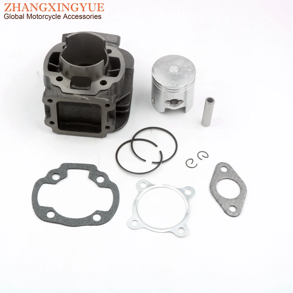 Scooter 70cc Big Bore Cylinder Kit & Head & Piston for Adly Rapido 50cc AC 47mm / 10mm 2-Stroke Engine Parts