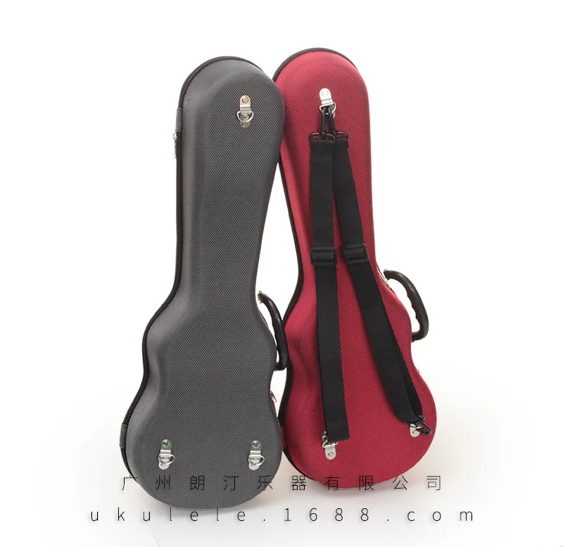 21 Inch Soprano Ukulele Case EVA Hard Box Lightweight Pressure-proof Colourful Protable Backpack Guitar Bags