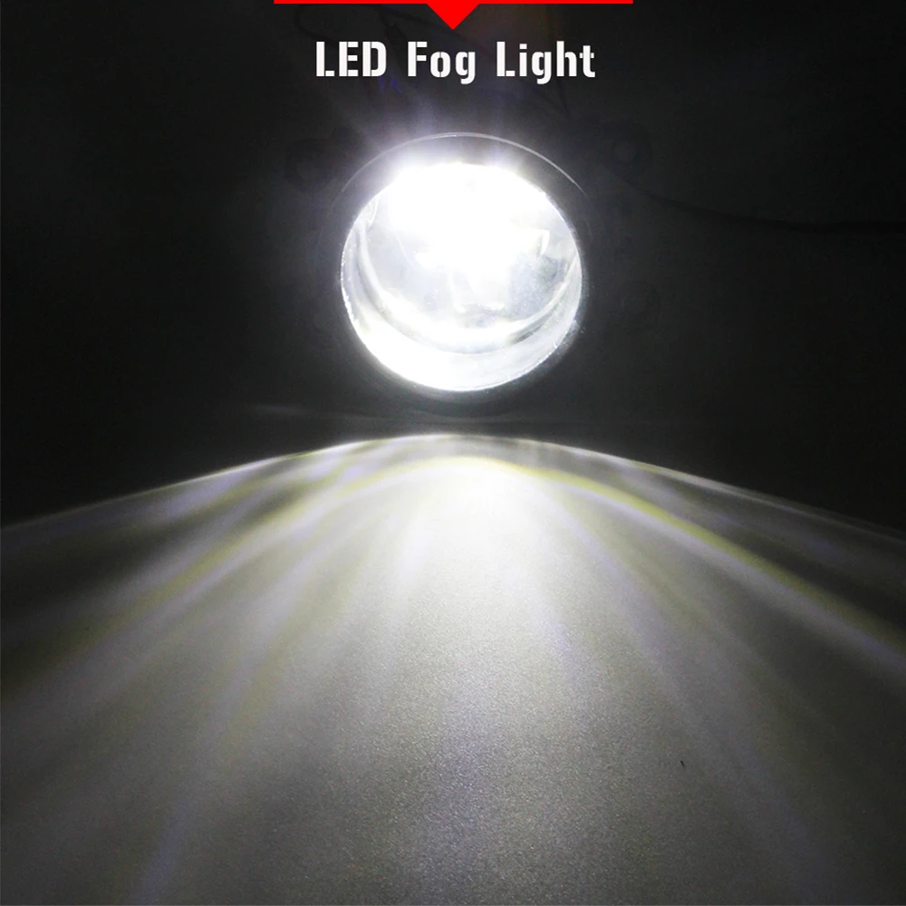 Fog Light Assembly H11 Car LED Fog Lamp DRL 12V For Peugeot 3008 2008 4007 4008 5008 207 307 301 308 407 408 607 Bipper Tepee view 6