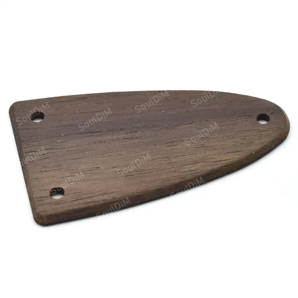 Rosewood Truss Rod Cover 3 hole Wooden Guitar Neck Cover for LP Electric Guitar Accessory Adjuster Cover Holder