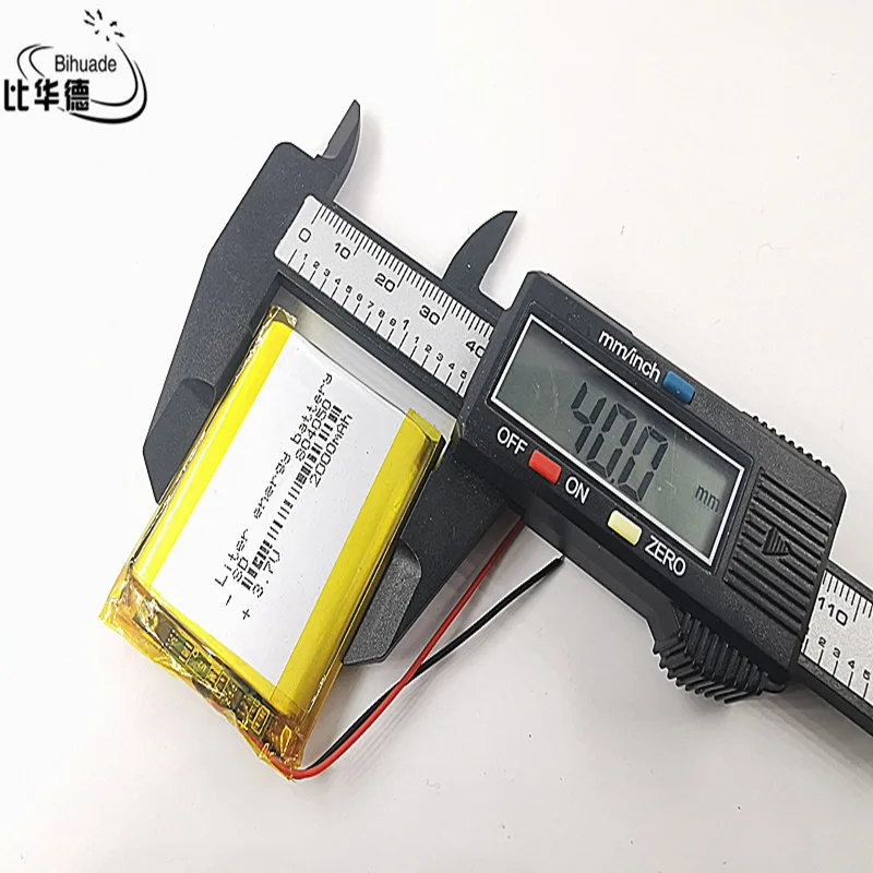 Good Qulity 3.7V,2000mAH,804050 Polymer lithium ion / Li-ion battery for TOY,POWER BANK,GPS,mp3,mp4