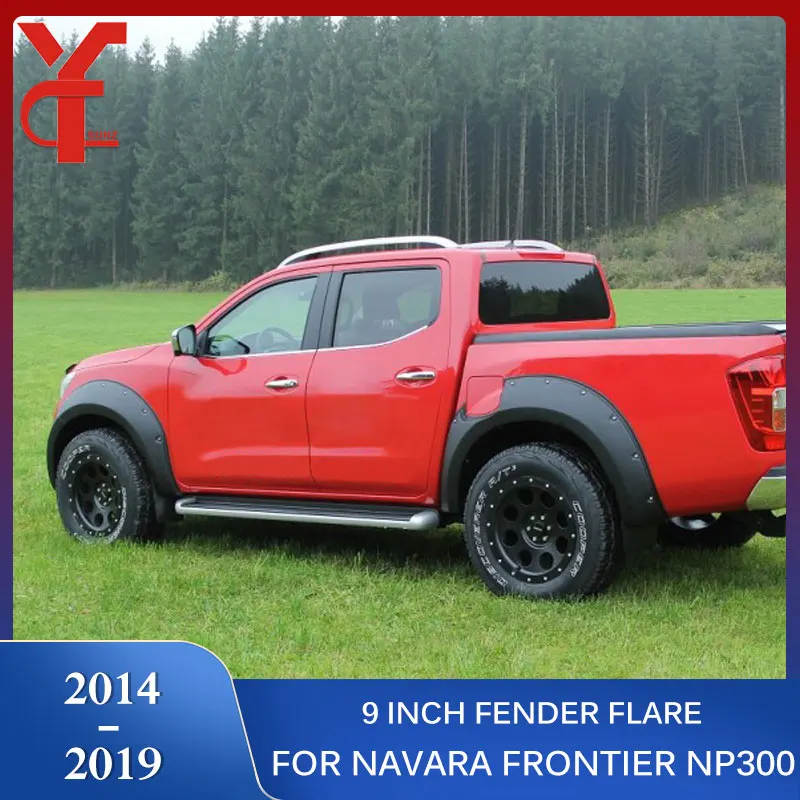 

9 Inch fender flare Left Tank For Nissan Navara Np300 2014 2015 2016 2017 2018 2019 4WD Frontier Accessories Mudguards YCSUNZ