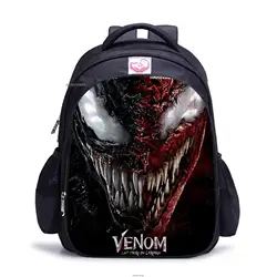 Super-herói veneno mochila primária para meninos meninas homem-aranha meninos carga mochila veneno crianças mochila para grau 1-3-5