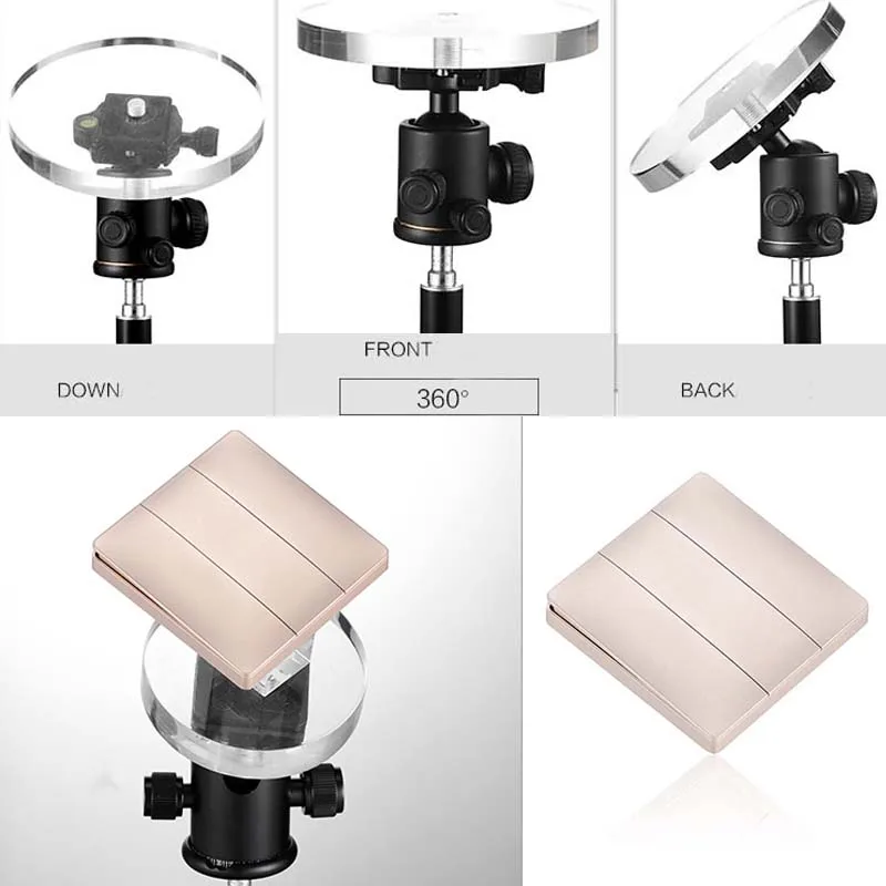 Photography - assisted props still life Clear Acrylic Crystal Table Cosmetics Display Stand Product Holder